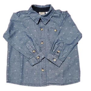 Little Rebel's Toddler Boy's Long Sleeve Button Down Shirt Size 4T